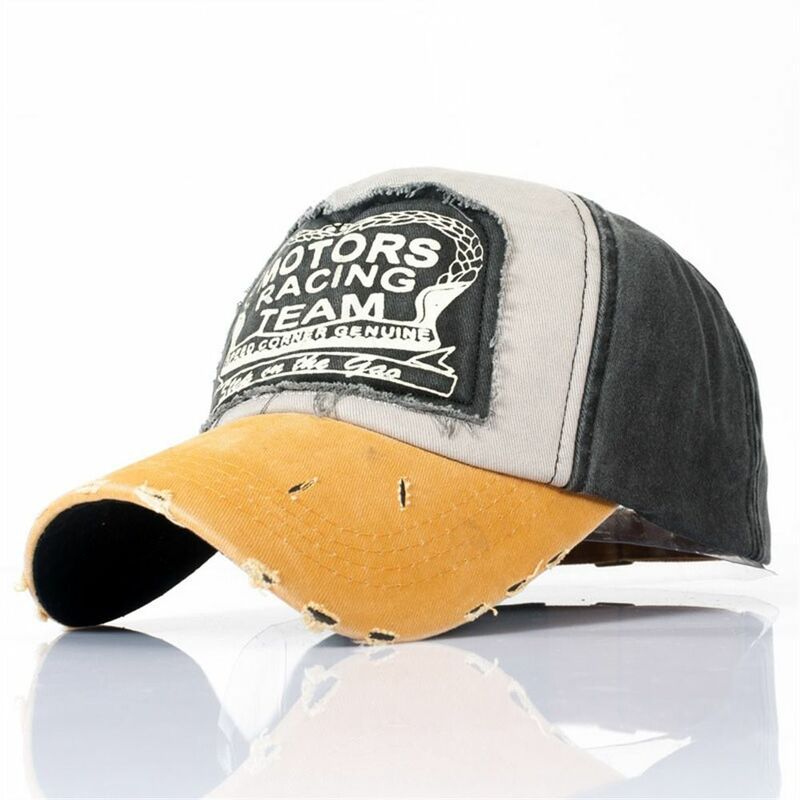 Patchwork Baseball Caps Spring Summer Casual Fashion Letter Snapback Hat Cotton Printed Hip Hop Hat Unisex