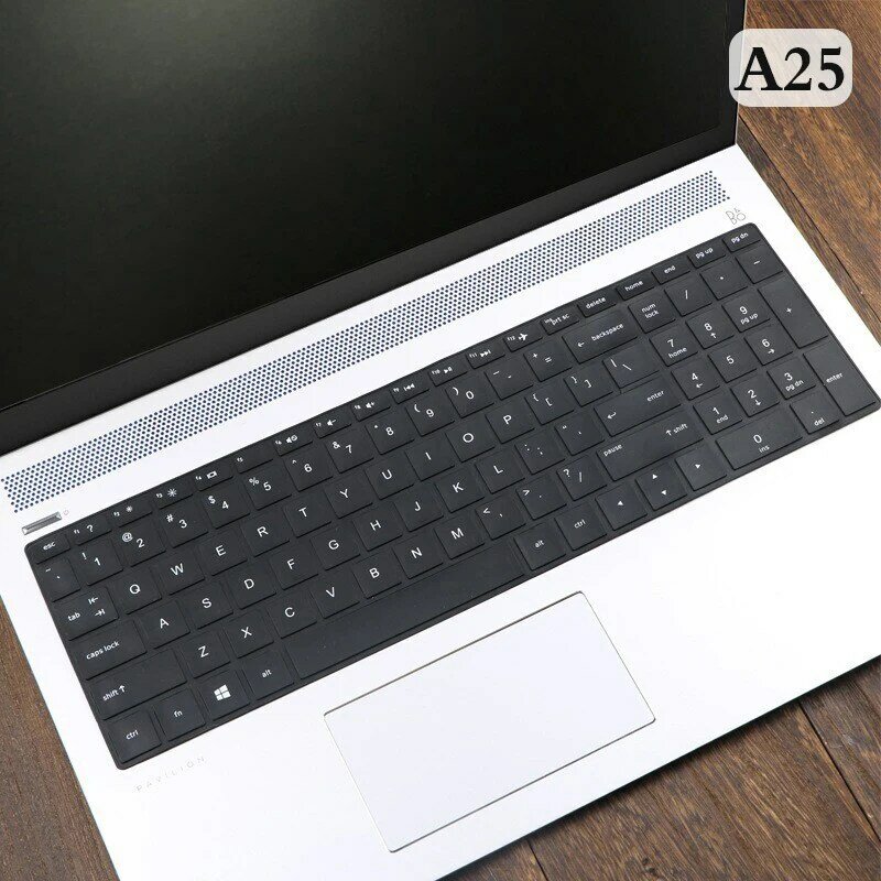 Película protectora de silicona para teclado de portátil, cubierta de 15,6 pulgadas para HP Pavilion 250, G8, G7, G6, 250, G7, 255, G7, G6, 256, G6, 258, G7