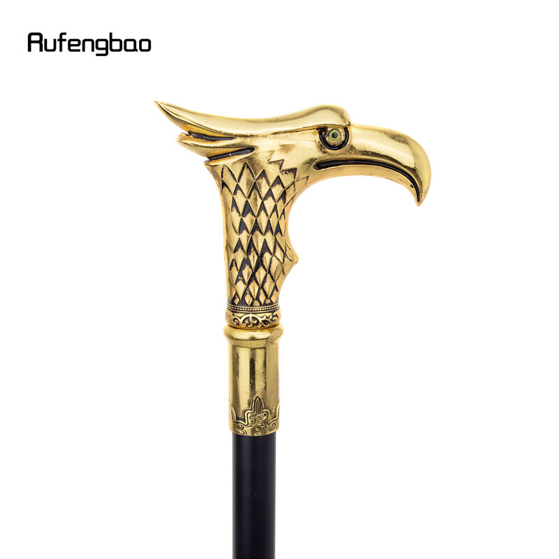 Golden Eagle – bâton de marche à Joint unique, avec plaque cachée, auto-défense, canne à la mode, Cosplay, 93cm