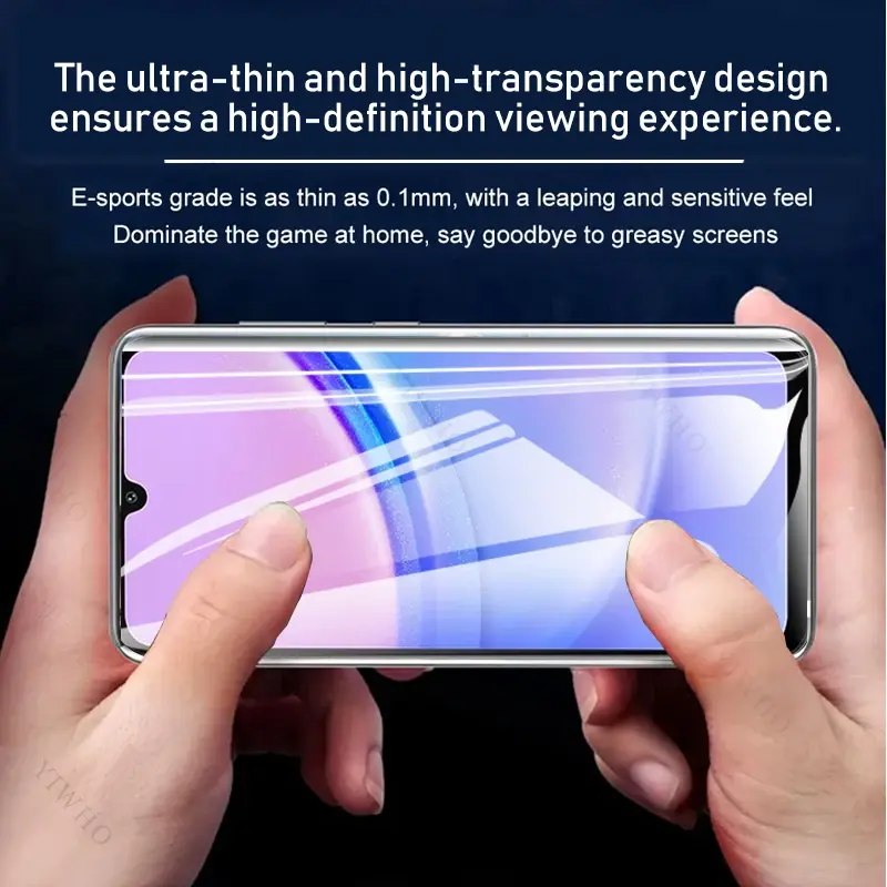 4-1psc Safety Front Hydrogel Film for Samsung Galaxy A15 A 15 Screen Protector Protective Transparent Film Not Tempered Glass HD