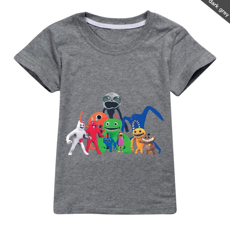 Camiseta con estampado 3D de Garten Of BanBan para niños y niñas, Camiseta de dibujos animados, Camiseta de Anime para niños pequeños, ropa de verano