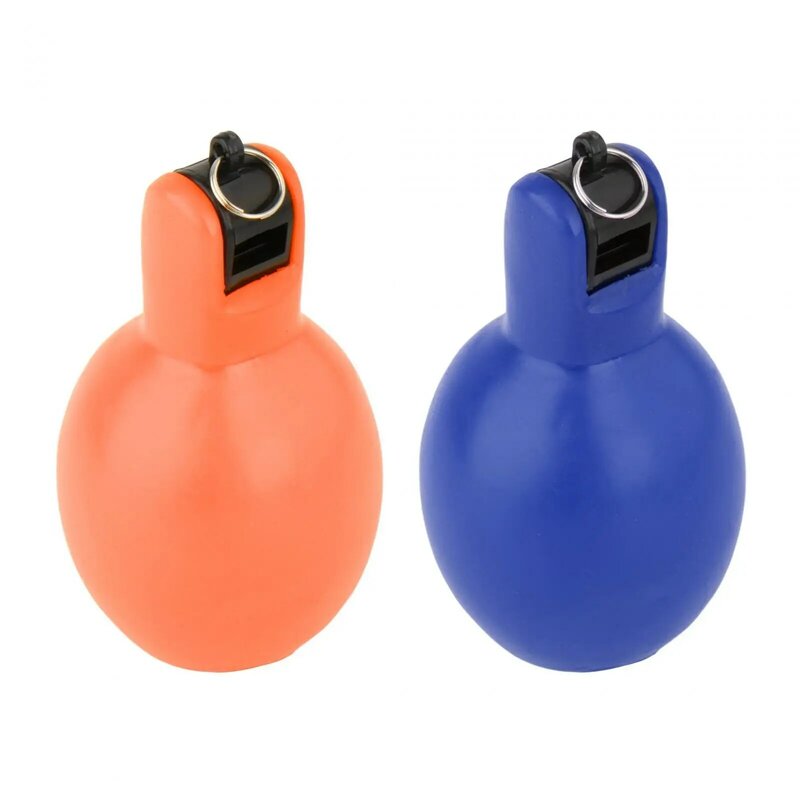 2x Hand Squeeze Whistles Sports Whistle Handheld Manual Coaches Whistle Trainer Whistle for Camping Training Basketball