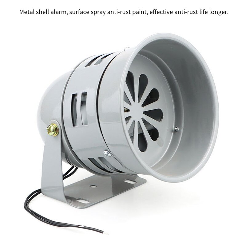 Wind Screw Motor Alarm Continuous Sound 220V MS-290 High Power Industrial Buzzer Horn Alarm 110db For Mines Blasting Prisons