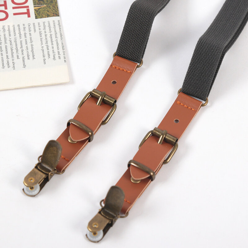 New Casual Kids Elastic Suspenders Children Boys Matching Tuxedo Suit Adjustable Y-Back Braces for Party Daily Accessories Gift