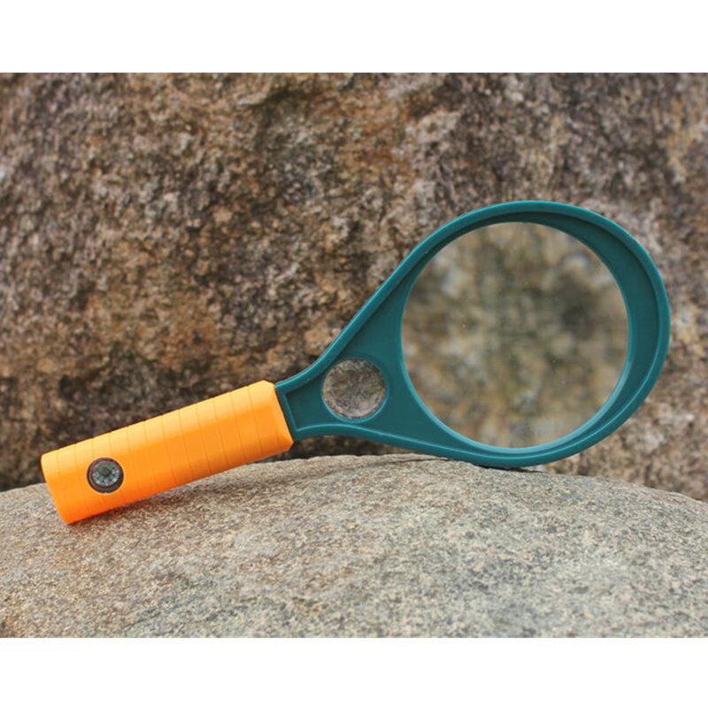 Agnicy Hand-held Magnifying Glass 3X-6X 3x90mm 6x25mm Convenient for Elderly to Read Portable