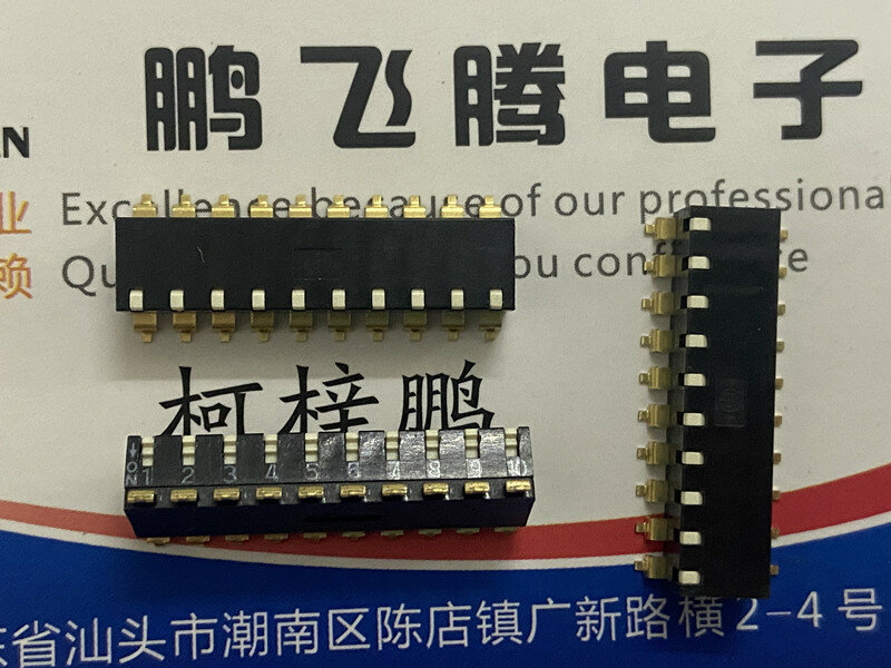 1 pces japão A6SR-0101 interruptor de código de discagem 10-bit remendo 2.54mm tipo chave código de discagem lateral 10p