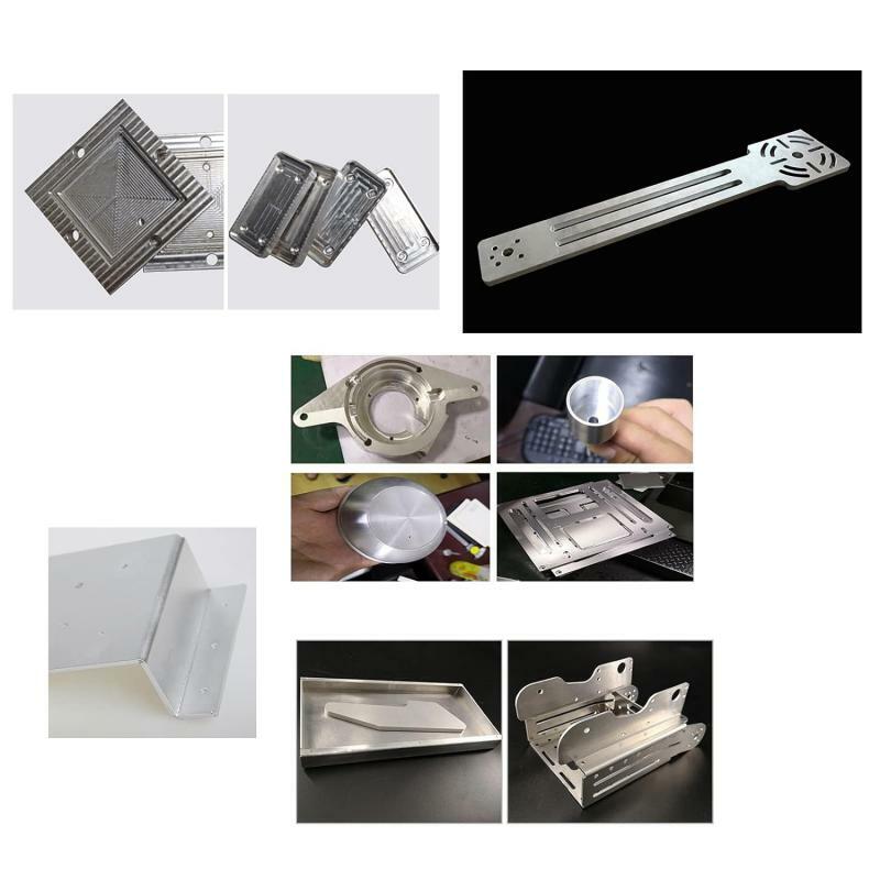 Placa plana de aluminio de 1 piezas, espesor de 0,3-10mm, 100x100mm/200x200mm, material de bricolaje, marco de corte láser