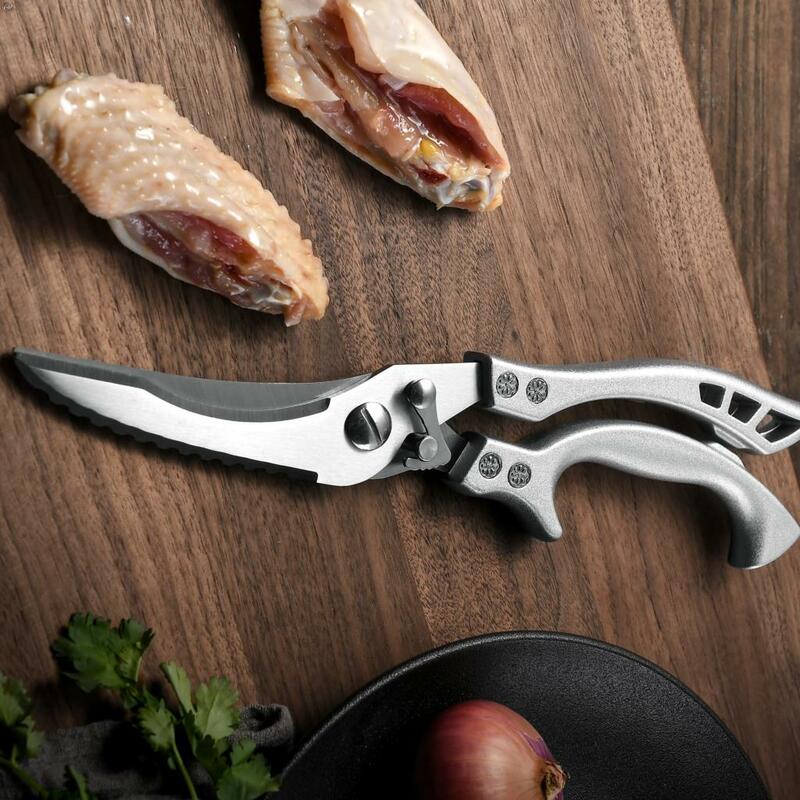 Ręcznie robione kute noże do obcinania filetów rzeźnika krojenie ze stali nierdzewnej na zewnątrz przenośne tasak do mięsa kempingowe nożyczki kuchenne