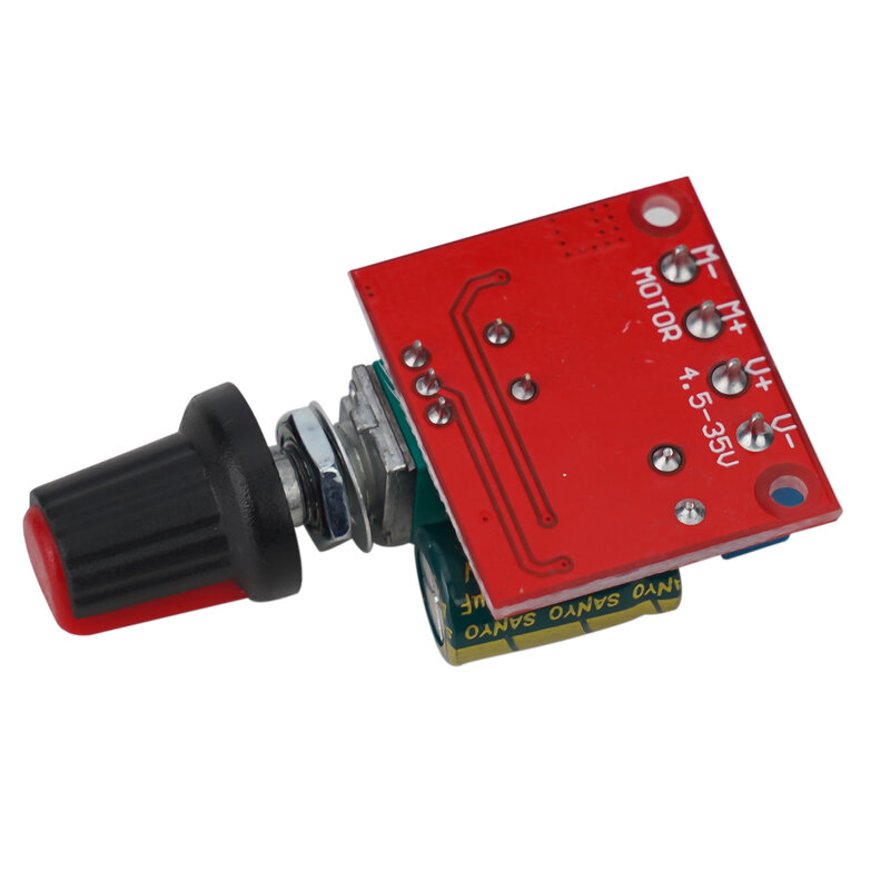 Safe and Reliable 12V DC Motor Speed Controller Module with Overcurrent Protection and PWM Frequency Adjustment