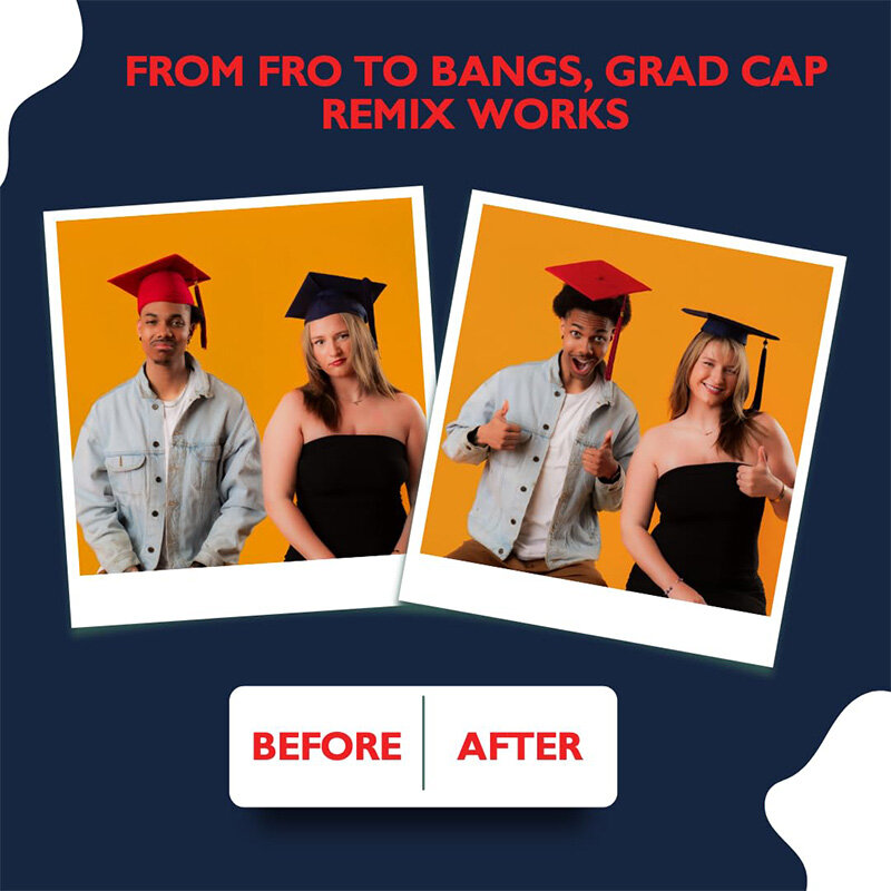 Cap Stabilizer Adjustable Hat Accessory Plastic Grad Cap Insert Non-slip Graduation Cap Insert Headband Secures Your Graduation