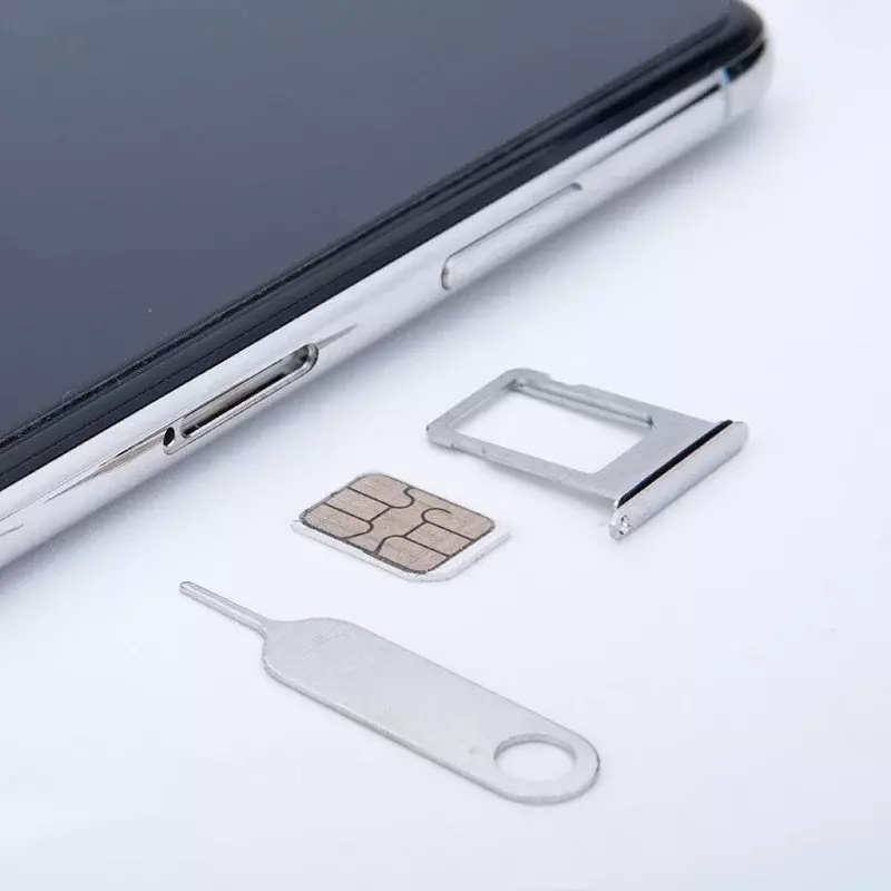 Alat Pelepas Kunci Pin Ejektor Baki Kartu Sim untuk IPhone IPad Samsung Galaxy untuk Tablet Huawei Xiaomi Sim 1 Buah Aksesori