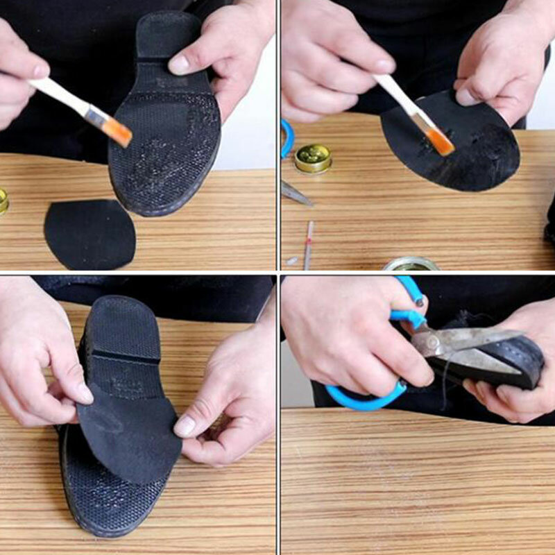 Suola completa per scarpe adesivo antiscivolo suole di riparazione in gomma resistente all'usura tampone per scarpe autoadesivo Patch inferiore per la cura delle scarpe sostituibile