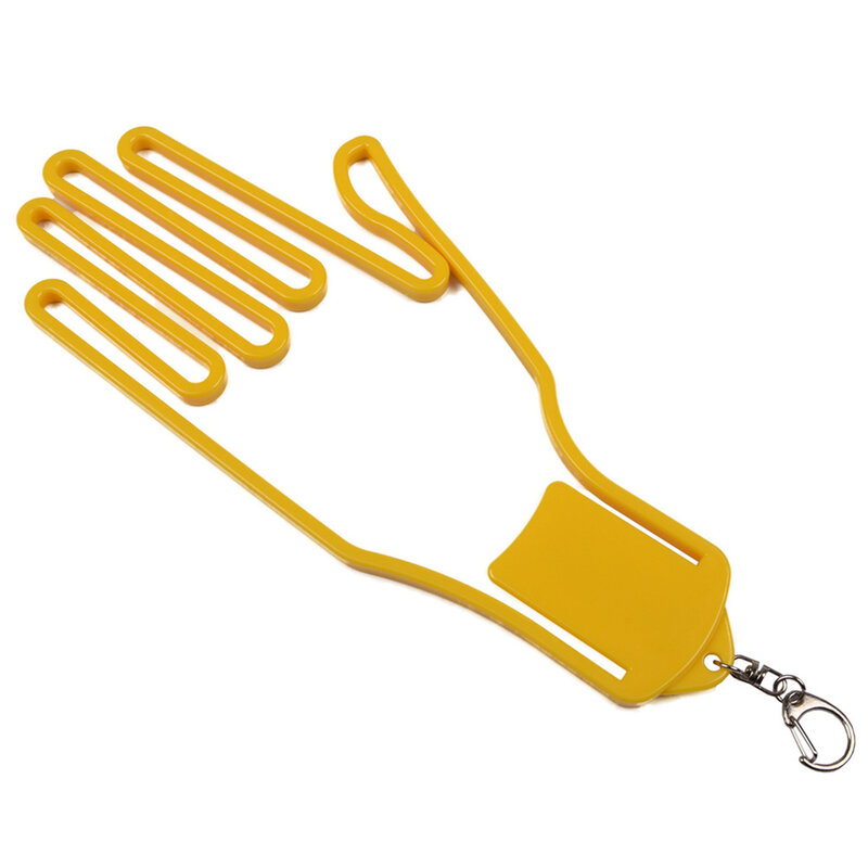 1PCS Golf Gloves Holder Golf Gloves Stretcher Golfer Tool Gear Plastic Gloves Rack Dryer Hanger Stretcher With Strap
