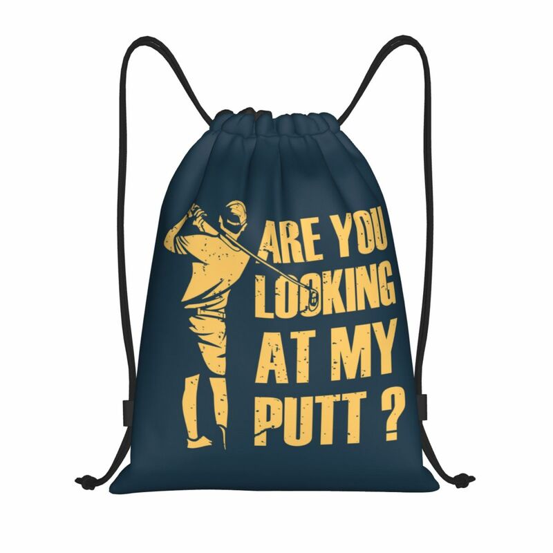 Забавная сумка на шнурке для гольфа для покупок, рюкзаки для йоги для женщин и мужчин, спортивный рюкзак для спортзала