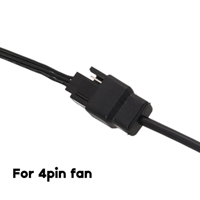 Câble de ventilateur de refroidissement pour ordinateur portable alimenté par USB pour adaptateur de connecteur 4Pin 3Pin