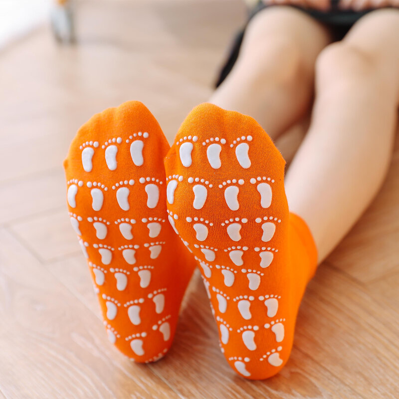 Calcetines antideslizantes de silicona suave para niños y adultos, medias elásticas de algodón para niños y niñas, calcetines deportivos para exteriores