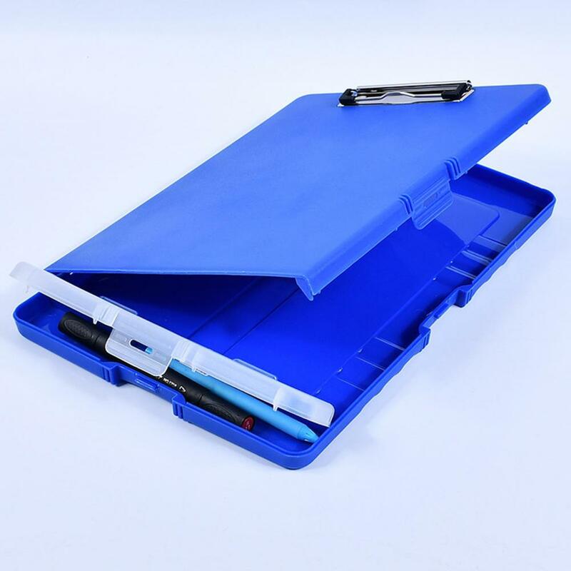 A4 Clipboard with Storage Clipboard Side Opening with Pen Holder Non-slip And Binder Clip Board Folders for documents