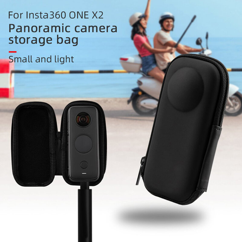Мини-чехол для хранения для Insta360 X3/X2, защита для спортивной камеры, портативный чехол для хранения, ПУ сумка для Insta 360 X3, аксессуары