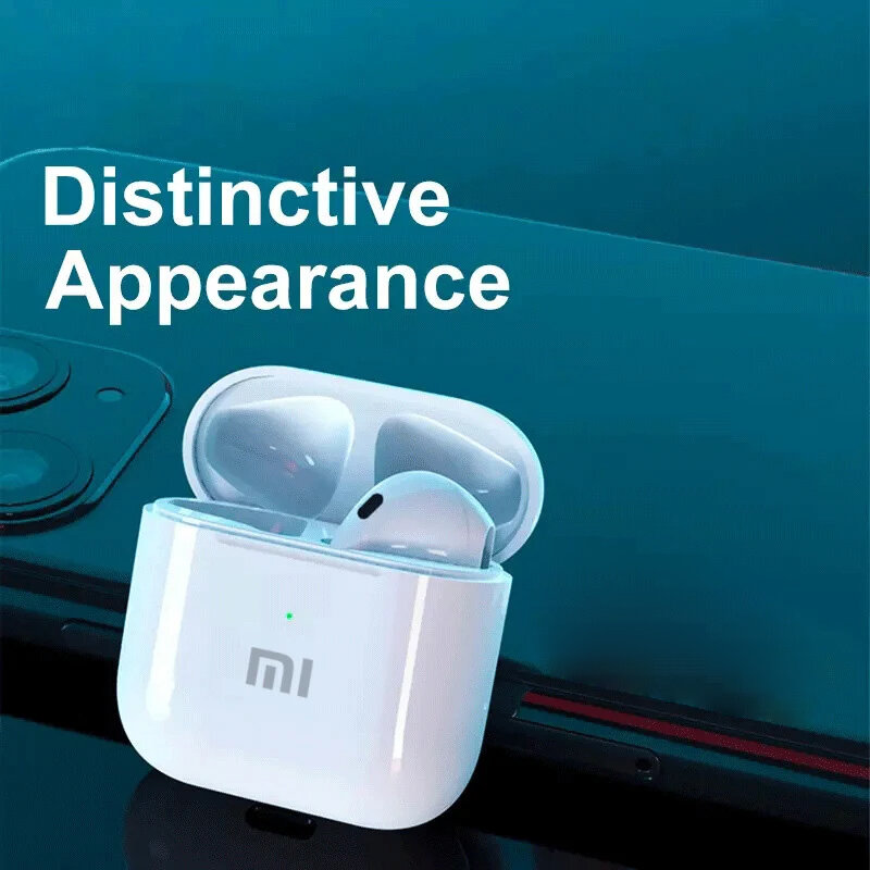 หูฟังบลูทูธ Xiaomi Mijia ชุดหูฟังไร้สายหูฟังสเตอริโอ TWS หูฟังกีฬา HiFi พร้อมไมโครโฟนใช้ได้กับโทรศัพท์ทุกรุ่น