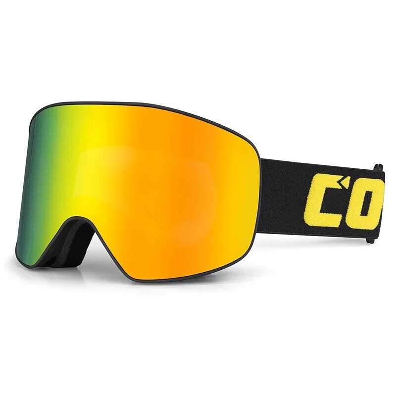 Óculos de esqui cilíndricos antiembaciamento para homens e mulheres, óculos esportivos profissionais para snowboard, proteção UV, esqui na neve, adulto, inverno