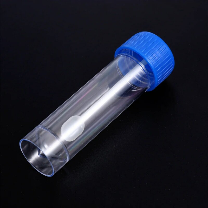 10 Pcs Stool Container Sampling Cup Stools Plastic Sample Specimen Bottles with Caps