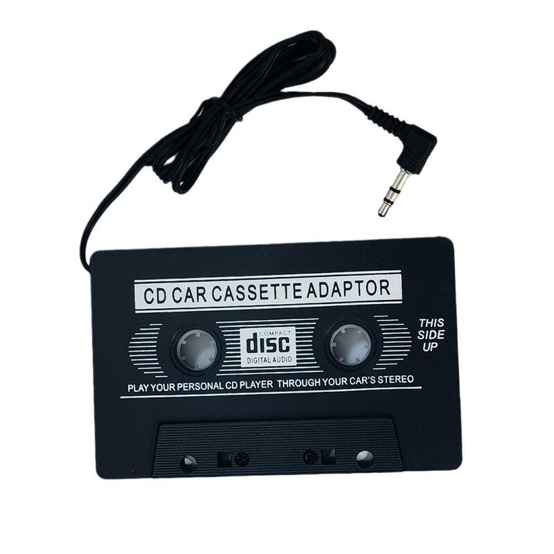 범용 자동차 카세트 테이프 어댑터, 카세트 Mp3 플레이어 변환기, 3.5mm 잭 플러그, 아이팟용, 아이폰 AUX 케이블 CD 플레이어
