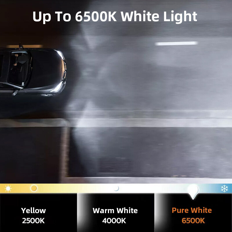 Philips-bombillas LED Ultinon Rally 3551 para faros delanteros de coche, luz blanca de 6500K, potencia máxima de 50W, 4500LM, H4, H7, H11, HB3, HB4, HIR2, 2X
