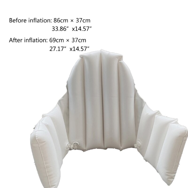Polyester Cushion Pad-Seat Cushion for Back Inflatable Support Pillow Kids Dinner Chair Pillow Back Rest-Support Cushion 69HE