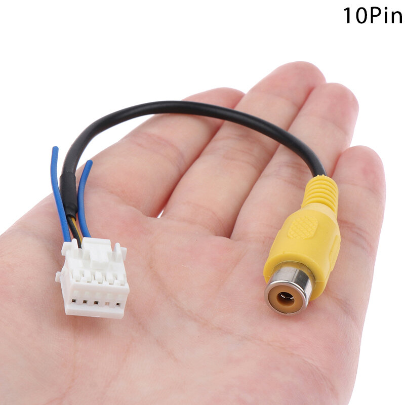 Innovative And Practical For Android Radio Car Accessories Universal 10 Pin Camera Video Input Cable Adapter Wiring Connector
