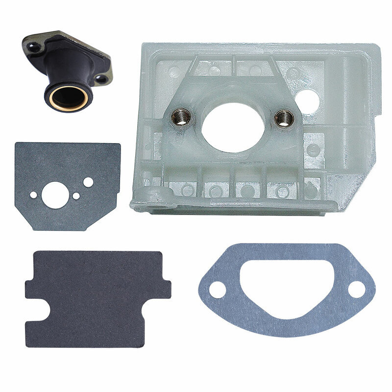 Carburetor Bracket Spacer Inner Guide Gaskets Kit For Chinese Chainsaw 4500 5200 5800 45CC 52CC 58CC Garden Tool Parts