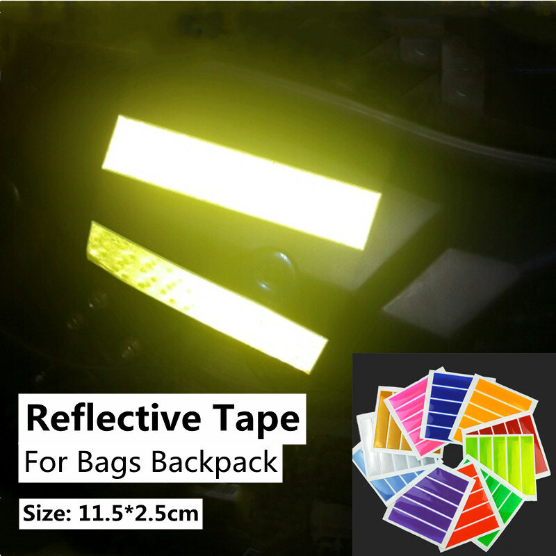Waterproof Reflective Tape for Kids Bags Backpack Clothes Reflector Sticker for Things Night Traffic Safety for Bike Motorcycle