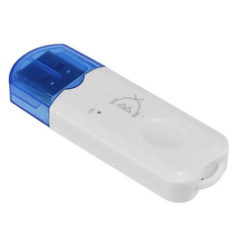 2 w 1 USB bezprzewodowy odbiornik Audio AUD Stick z mikrofonem zadzwoń Port USB Aux podwójne wyjście Plug And Play dla samochodów PC Headphohones