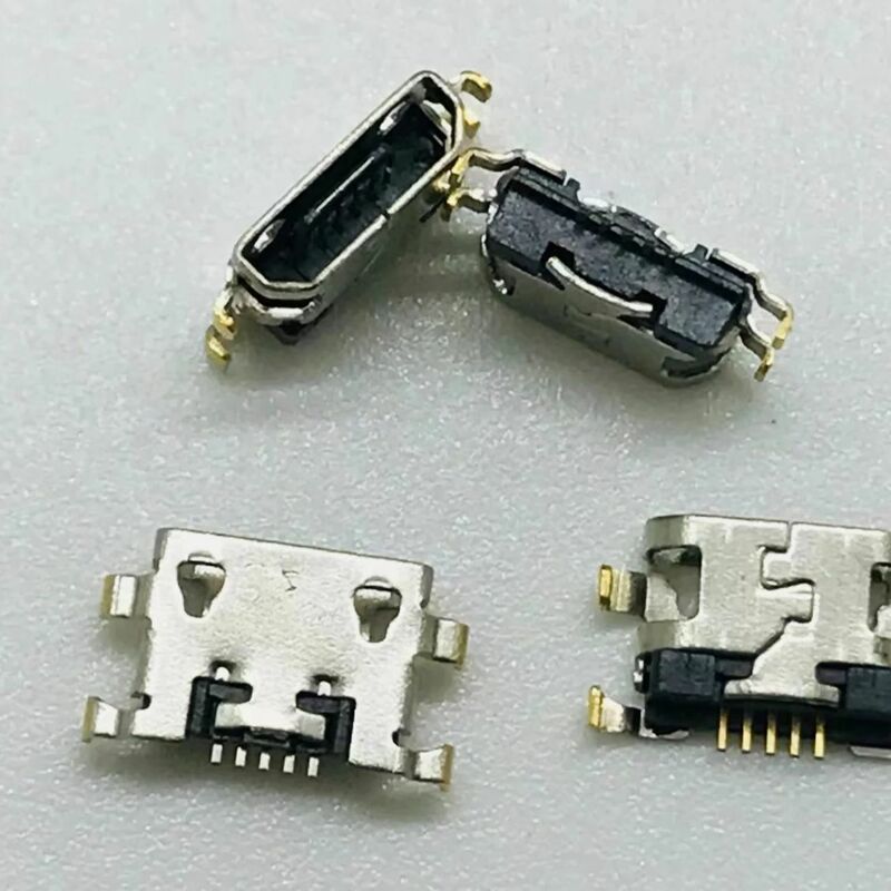 Micro USB Charging Data Plug Common 5pin for REDMI HUAW LENO XIAO OPP VIV Patch Type Smartphone