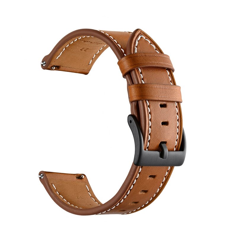 Pulseira de couro genuíno para relógio Huawei, pulseira de relógio, pulseira, pulseira, GT 2, Pro, 2E, GT 46mm, 22mm