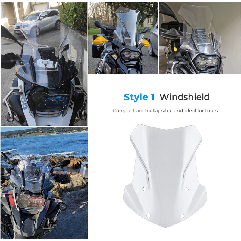 R1200GS R1250GS Windscreen Windshield For BMW R1200GS R 1200 GS LC R1250GS ADV Adventure Wind Shield Screen Protector Parts