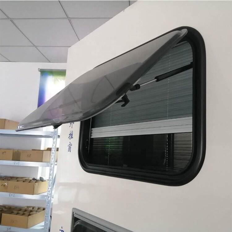 Rv alta qualidade rv caravana campista acessórios flexível janela lateral do carro acrílico