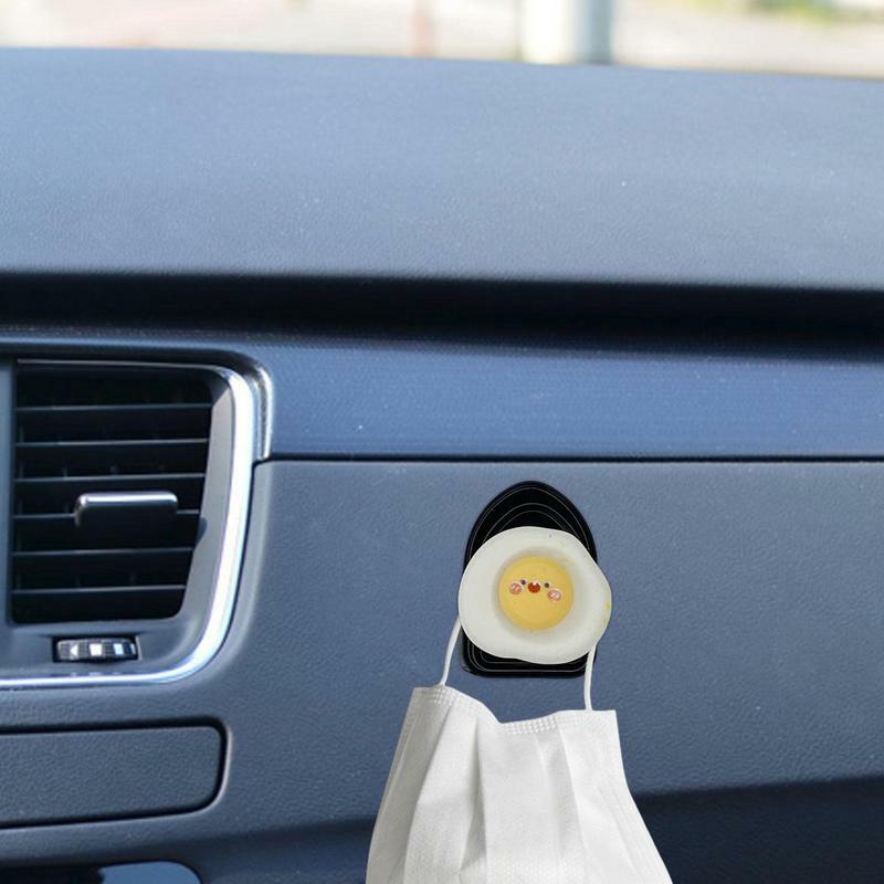 Cute Car Dashboard Hook Adhesive Hooks for Car Interior Car Dash Hook Hangers for Keys Purse Hooks Car Dashboard Decorations