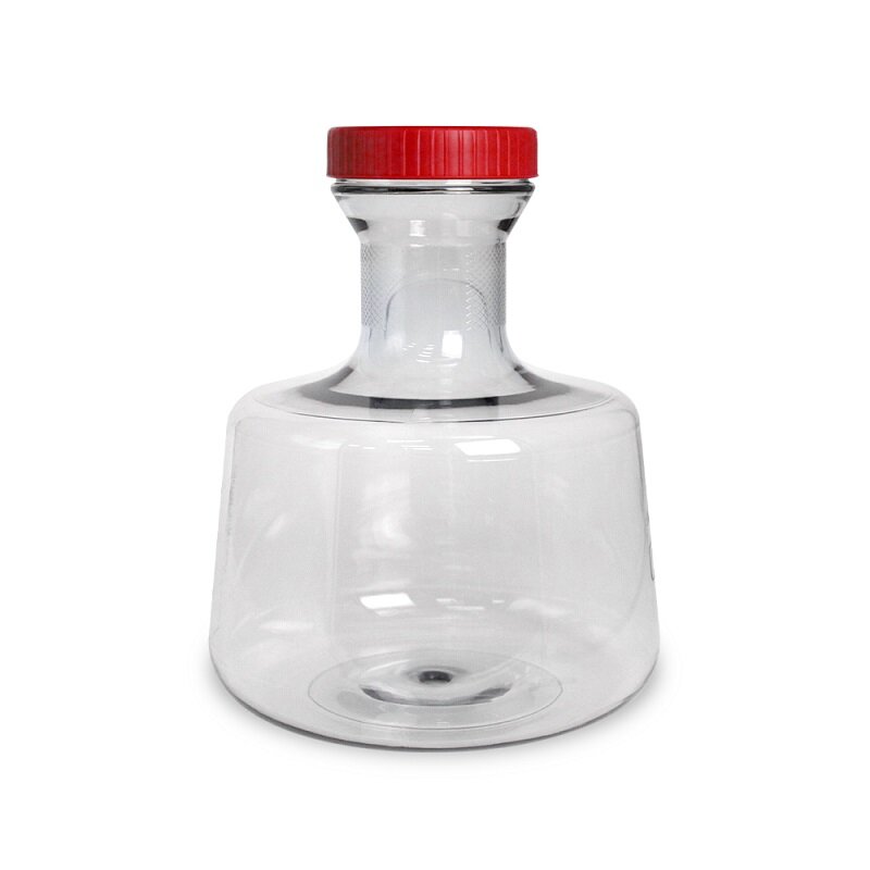 LABSELECT Triangle cell culture bottle, Breathable cover, Efficient, Polycarbonate material, 5000ml Erlenmeyer Flask, 17711