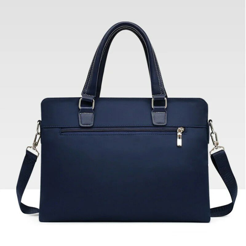 New Business Men's Handbag Casual Oxford Briefcase With Zipper Office Male Shoulder Messenger Bag 14" Laptop