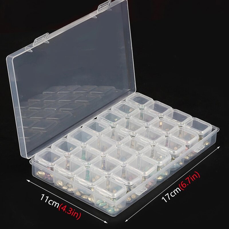 Diamond painting tool kit, bead storage box, diamond painting bead pen storage box, diamond multi-purpose storage container