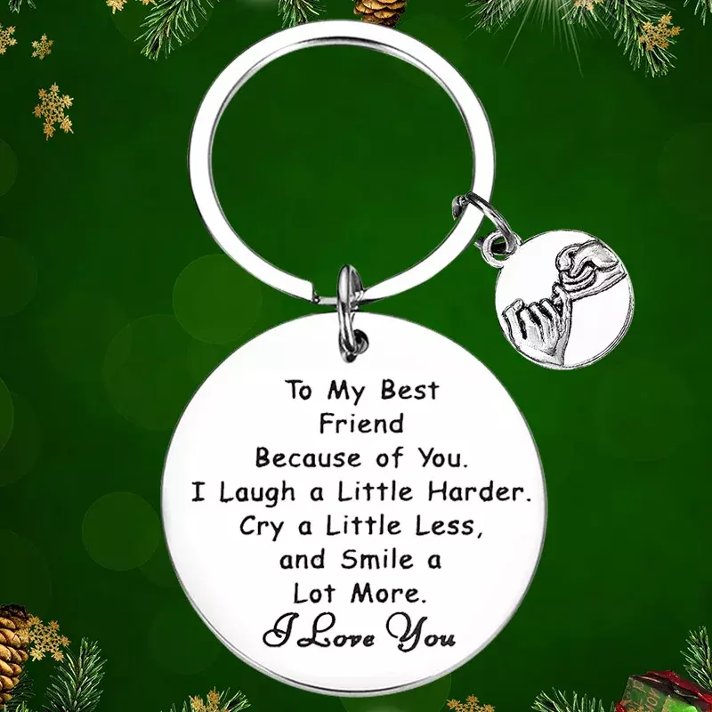Friend Appreciation Gifts Keychain Pendant Friendship Gifts Key Chains Best Friend Thank You Gift
