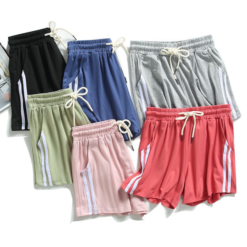 Nuova versione coreana all'aperto di pantaloncini da spiaggia a tre punti larghi casuali per gli sport estivi per le donne