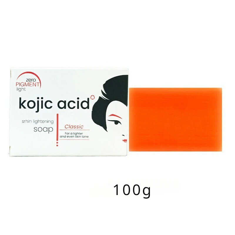 New Kojie San Skin Lightening Soap Handmade Whitening Soap Bleaching Kojic Acid Glycerin Soap Deep Cleaning Brighten Skin