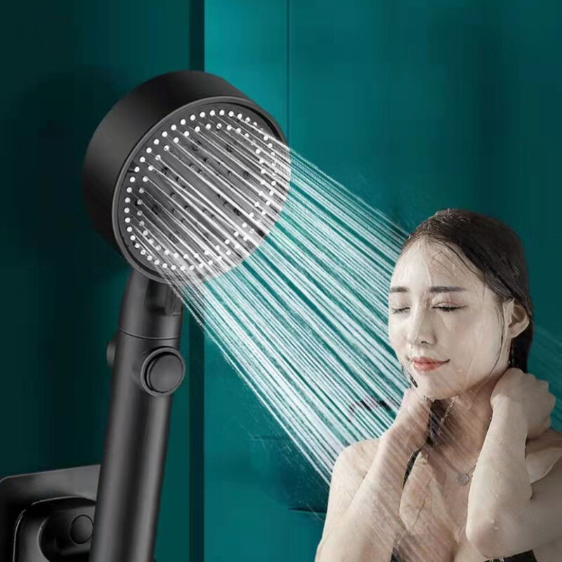 Hochdruck Handheld Dusche Dusche Kopf mit Schlauch Abnehmbare Dusche Kopf 6 Spray Einstellungen Handheld Spray Düse Zubehör
