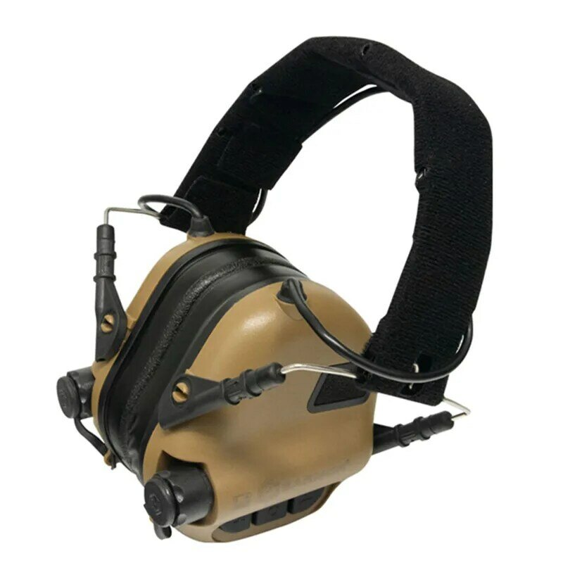 EARMOR M31 군사 전술 헤드셋 및 ARC 헬멧 레일 어댑터 장착 베이스, 슈팅 귀마개, 소음 방지 헤드폰