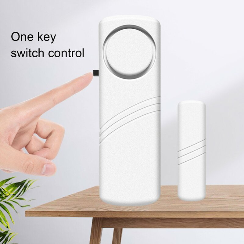 Sensor de puerta inalámbrico Simple, sistema de alarma de notificación por aplicación, Detector de ventana para seguridad del hogar, alarma de puerta activada magnética