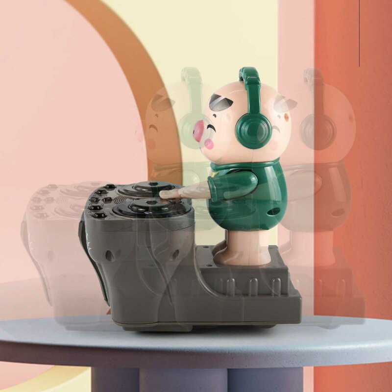 Электрическая музыкальная игрушка-Свинья для диджея, светящиеся интерактивные детские подарки, подарок для детей