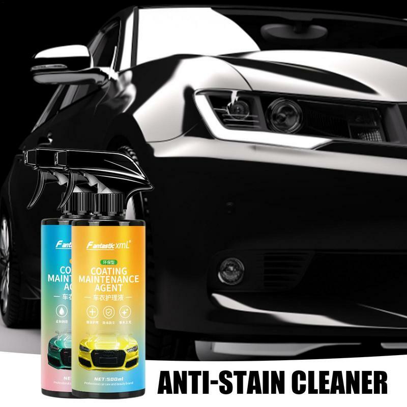 Detergente per auto 500ml detergente antipolvere per pellicole per auto detergente per pellicole per auto detergente per auto rivestimento agente di manutenzione per auto e suv rimuovi