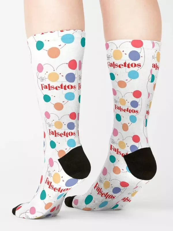 Носки Falsettos для гольфа, зимние подарки, велосипедные носки для мужчин и женщин