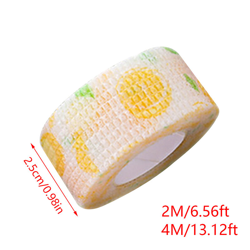 2M/4M Nail Finger Protection Bandage Cute Flex Anti UV Non-Woven Manicure Tool Breathable Wrap Self-adhesive Tape Sports Supply